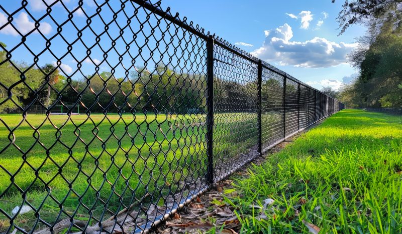 Completed Chain Link Fence