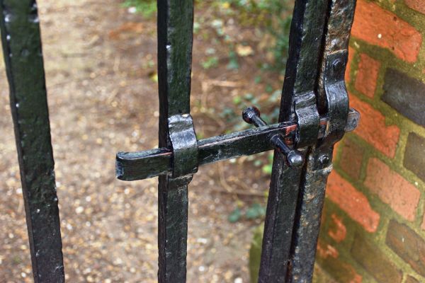 Iron Gate Latch Maintenance