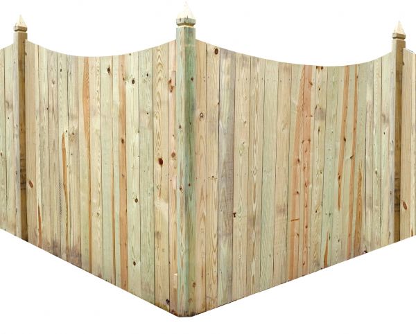 Scalloped Fence Installation in Albany