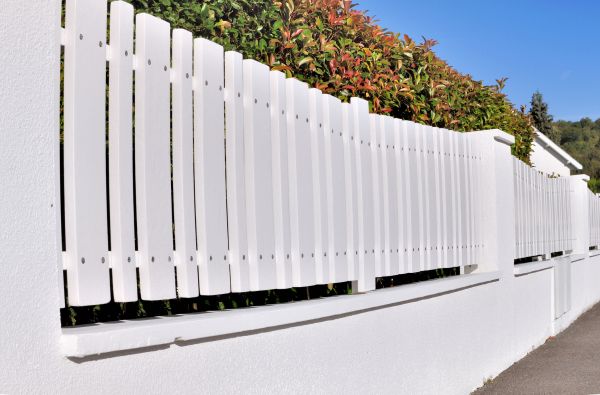 White PVC Fence Installation in Albany